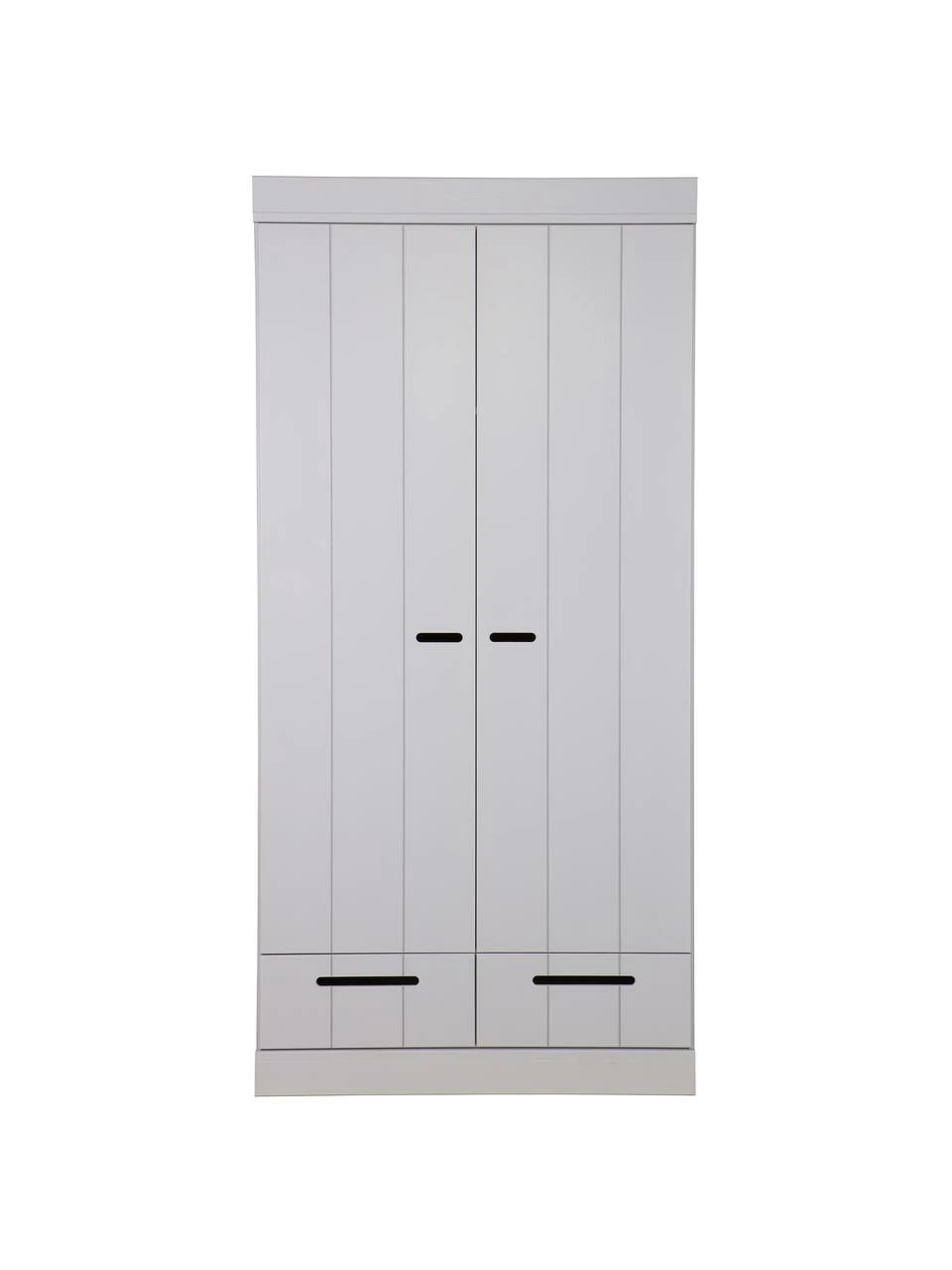 Armoire 2 portes battantes gris clair Connect, larg. 94 x haut. 195 cmDisponibilité limitée – Image 5