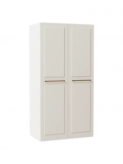Westwing Collection Armoire modulaire beige Charlotte, larg. 100 cm, variantes multiples, Basic Interior, hauteur 200 cm