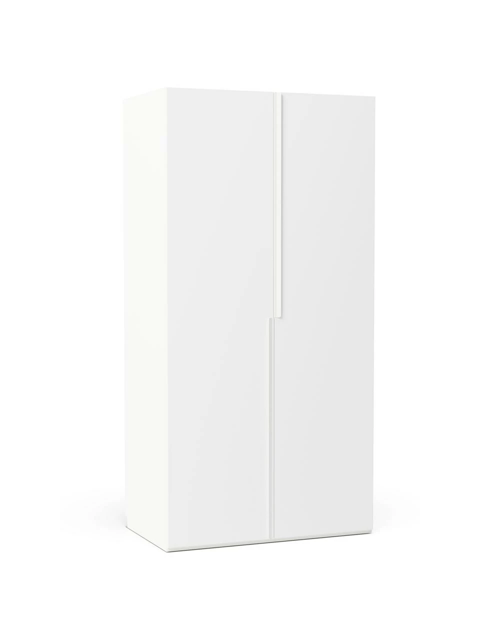 Westwing Collection Armoire modulaire blanche Leon, largeur 100 cm, plusieurs variantes, Basic Interior, hauteur 200 cm