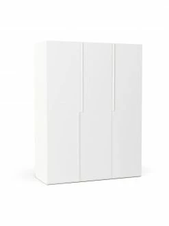Westwing Collection Armoire modulaire blanche Leon, largeur 150 cm, plusieurs variantes, Basic Interior, hauteur 200 cm