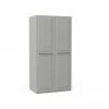 Westwing Collection Armoire modulaire grise Charlotte, larg. 100&nbsp;cm, plusieurs variantes, Basic Interior, hauteur 200 cm
