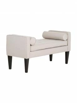 Banc bout de lit avec coussins Mia, larg. 115 x haut. 61 cm
