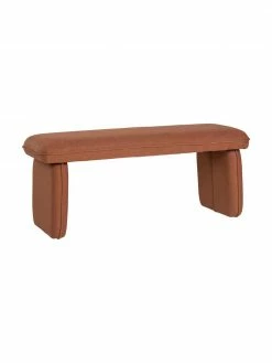 Hübsch Banquette rembourrée orange foncé Mellow, larg. 100 x haut. 40 cmDisponibilitĂ© limitĂ©e