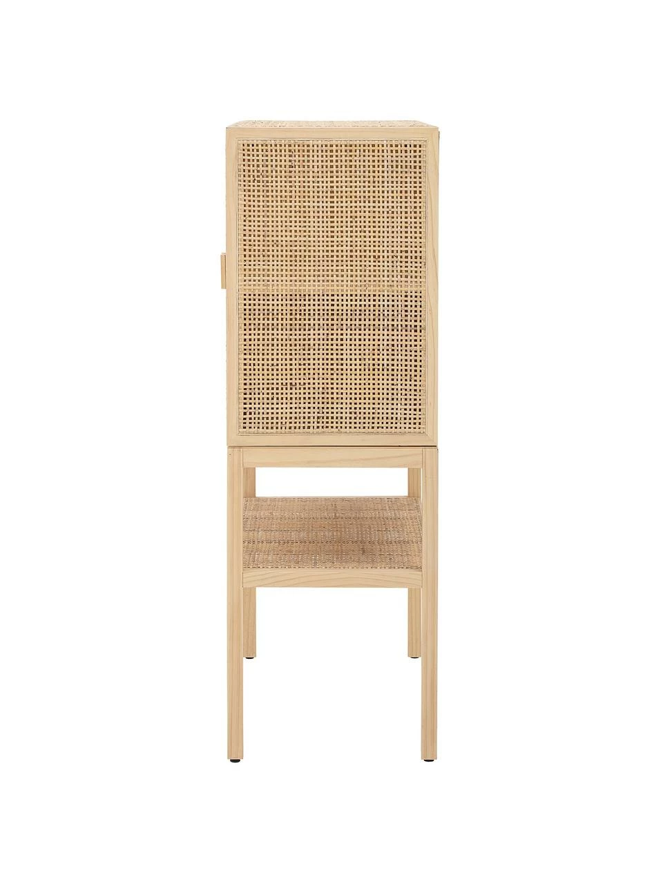 Bloomingville Buffet haut avec cannage Sanna, larg. 90 x haut. 120 cm – Image 6