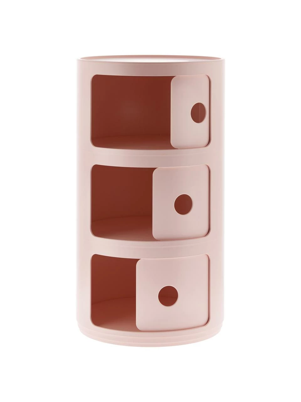 Kartell COMPONIBILI BIO rose, 3 modules, Ø 32 x haut. 59 cm – Image 4