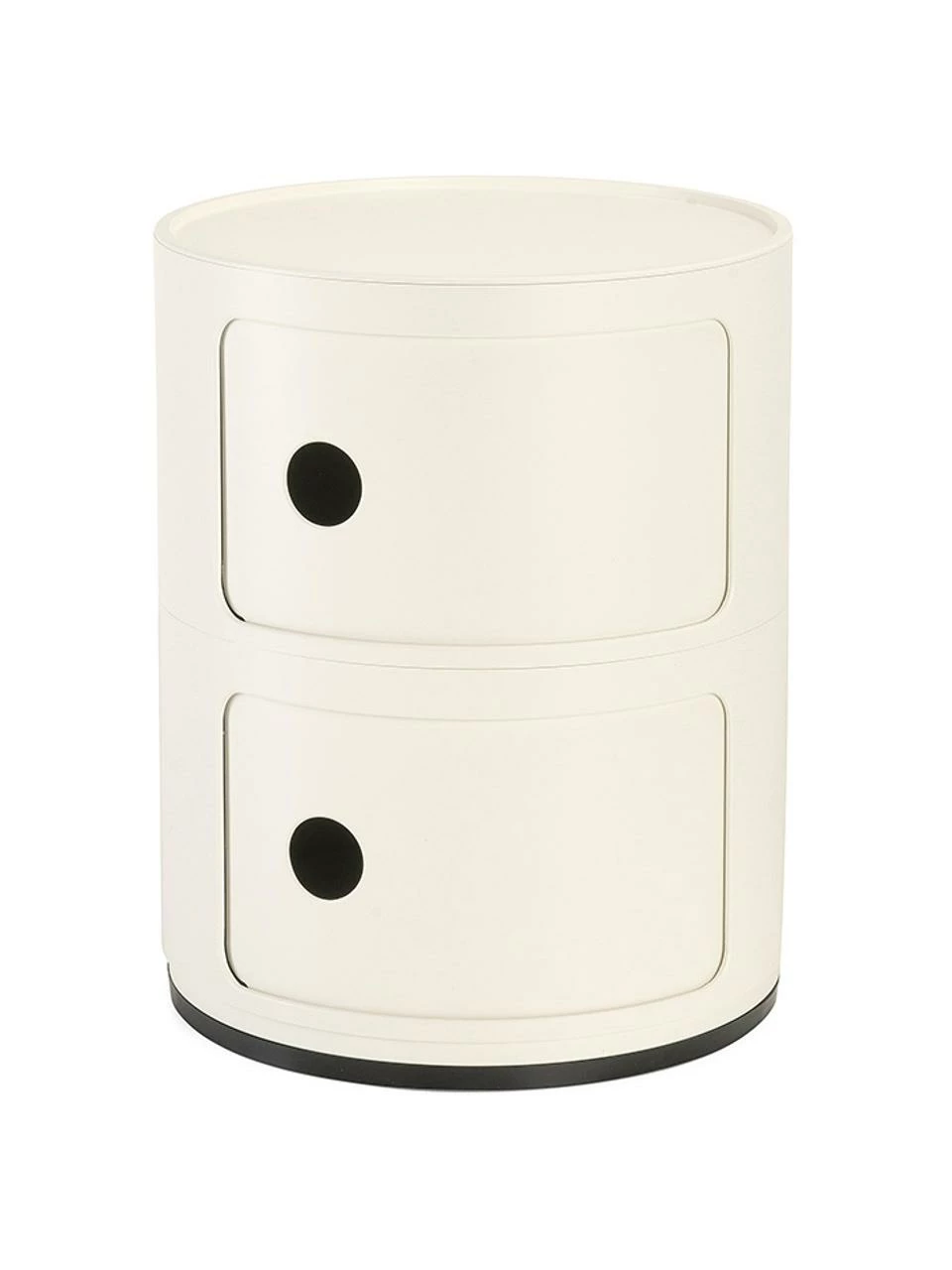 Kartell Caisson design blanc crème 3 modules Componibili, Ă 32 x haut. 40 cm