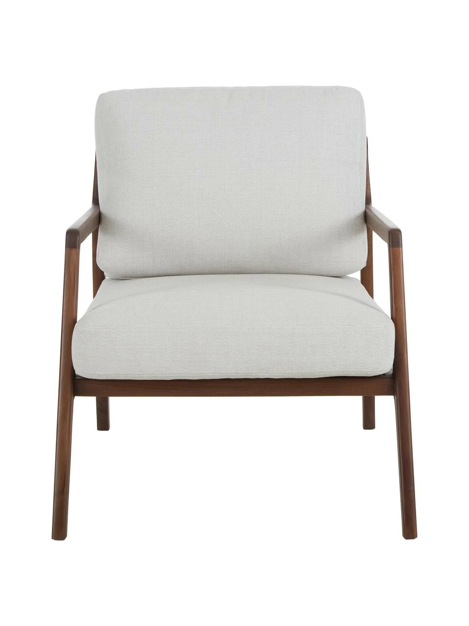 Westwing Collection Fauteuil lounge en bois Becky, larg. 73 x prof. 90 cmDisponibilité limitée – Image 6