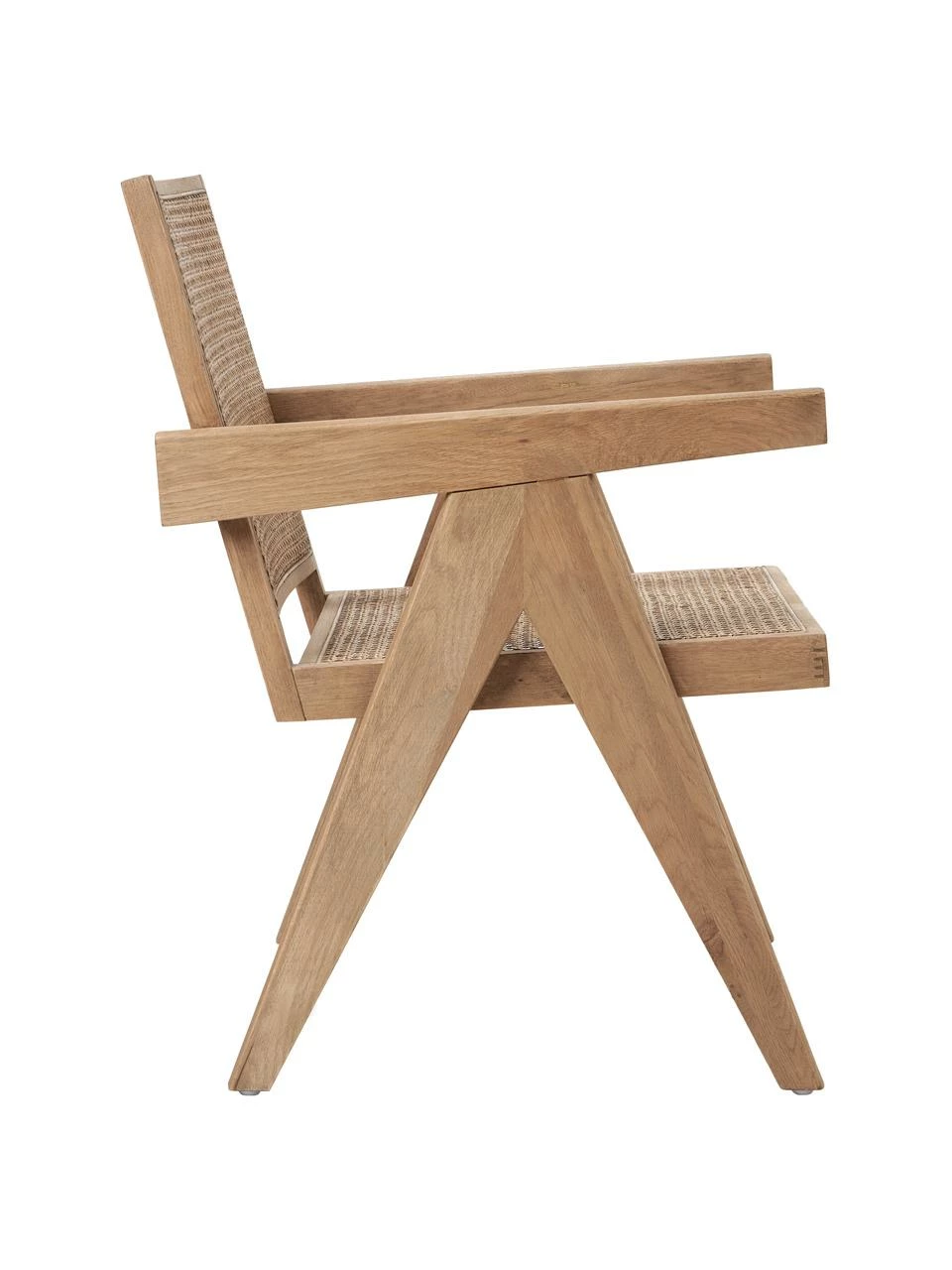 Westwing Collection Fauteuil lounge en cannage Sissi, larg. 58 x prof. 66 cm – Image 5