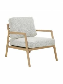Westwing Collection Fauteuil scandi Becky, larg. 73 x haut. 71 cm