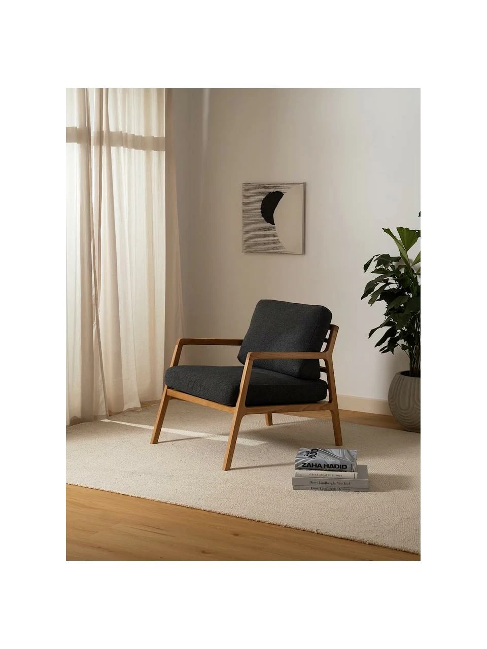 Westwing Collection Fauteuil scandi Becky, larg. 73 x haut. 71 cmDisponibilité limitée – Image 2