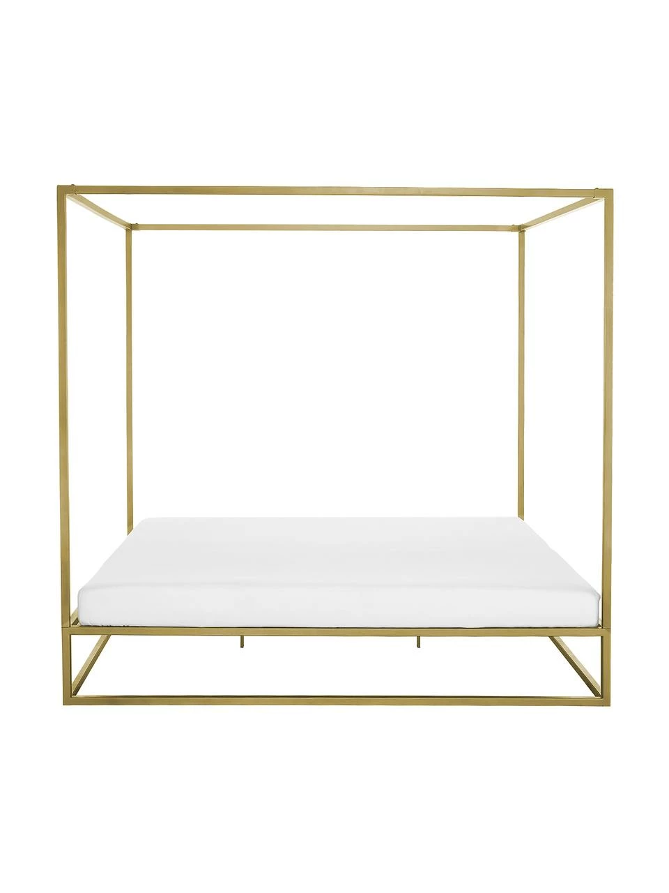 Westwing Collection Lit à baldaquin doré Belle, 160 x 200 cm â Image 5
