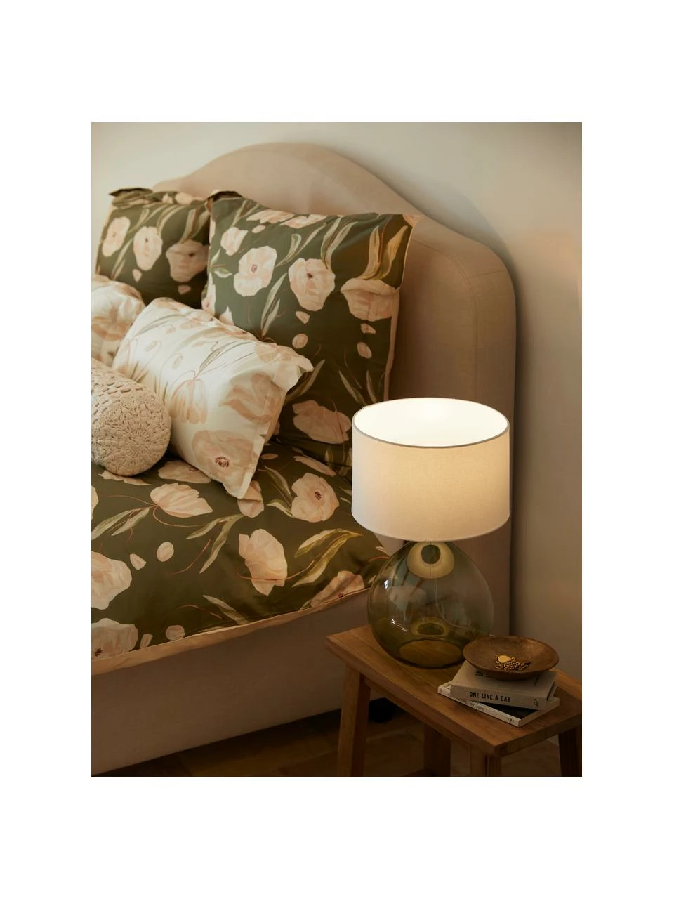 Westwing Collection Lit à sommier tapissier premium beige Dahlia, 140 x 200 cm, indice de fermetĂ© 2 â Image 3