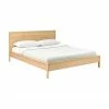 Westwing Collection Lit en bois brun clair avec t&ecirc;te de lit Tammy, 140 x 200 cm