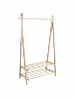 Meuble d'entrée avec 2 tablettes à chaussures Cole, larg. 100 x haut. 150 cm