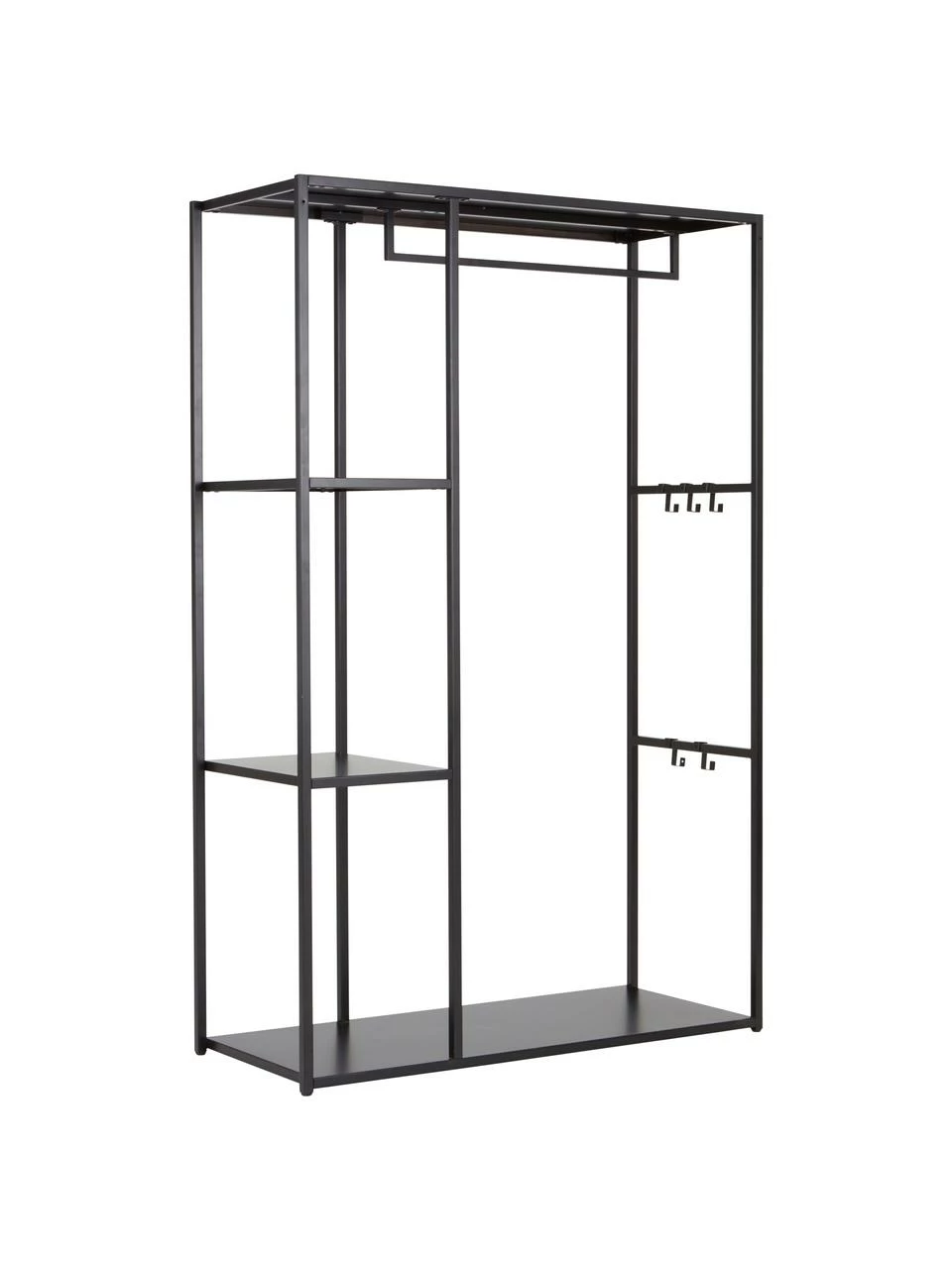 Penderie ouverte métallique Preston, larg. 110 x haut. 170 cmDisponibilité limitée