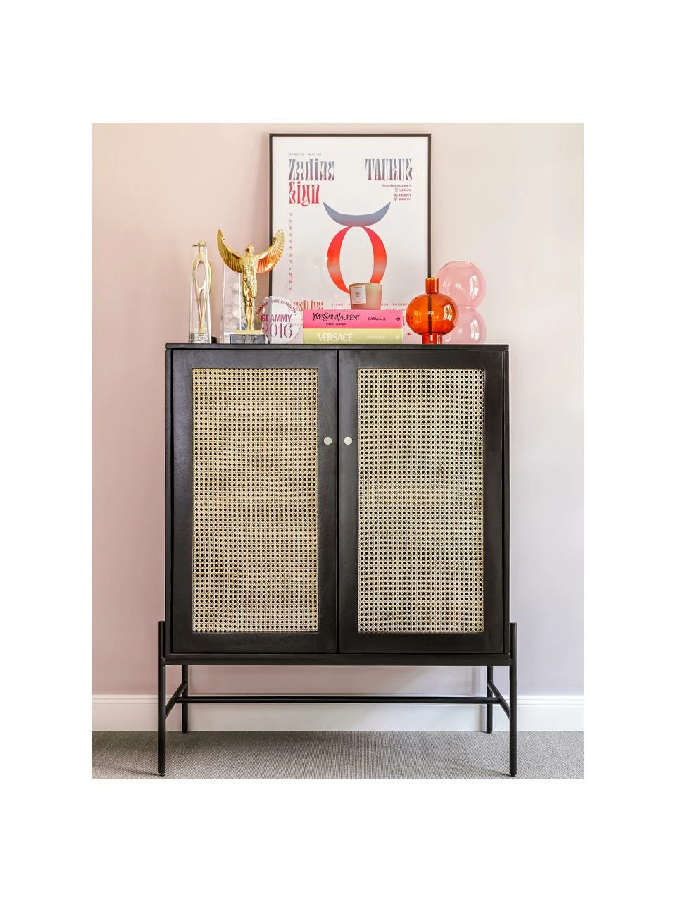 Westwing Collection Rangement avec cannage Vienna, larg. 100 x haut. 120 cm â Image 2