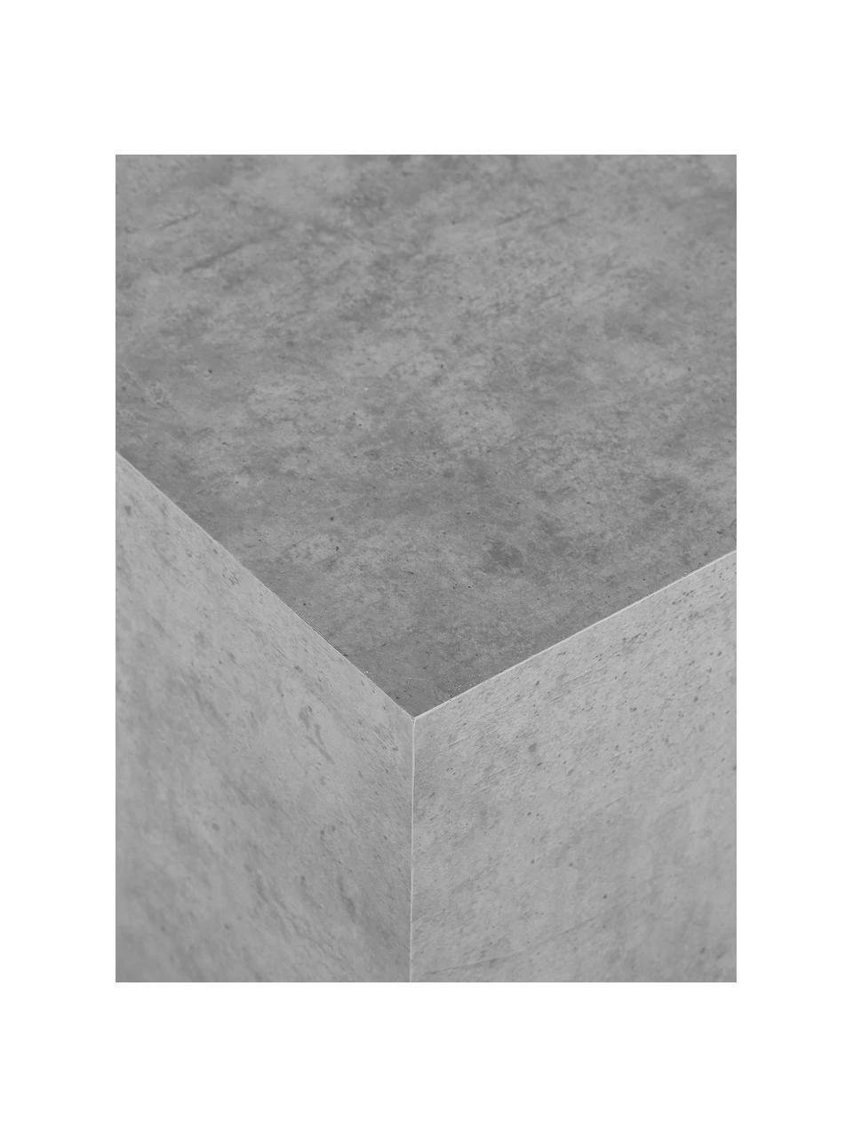 Westwing Collection Table d'appoint aspect béton Lesley, larg. 45 x haut. 50 cm – Image 6