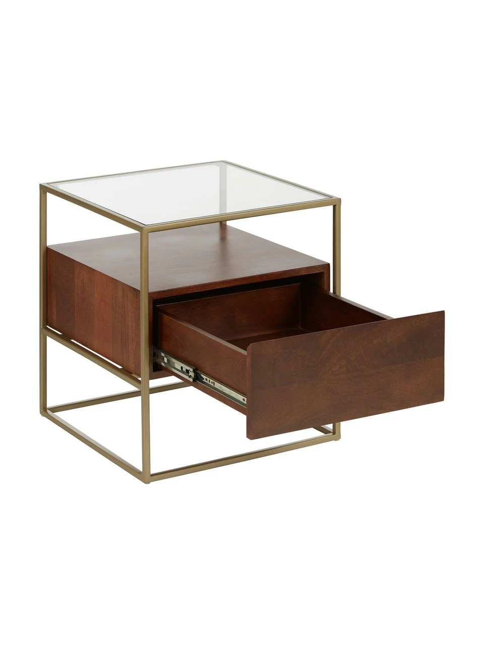 Westwing Collection Table d'appoint avec tiroir Theodor, larg. 45 x haut. 50 cm â Image 6