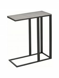 Westwing Collection Table d'appoint design industriel Edge, larg. 45 x haut. 62 cm
