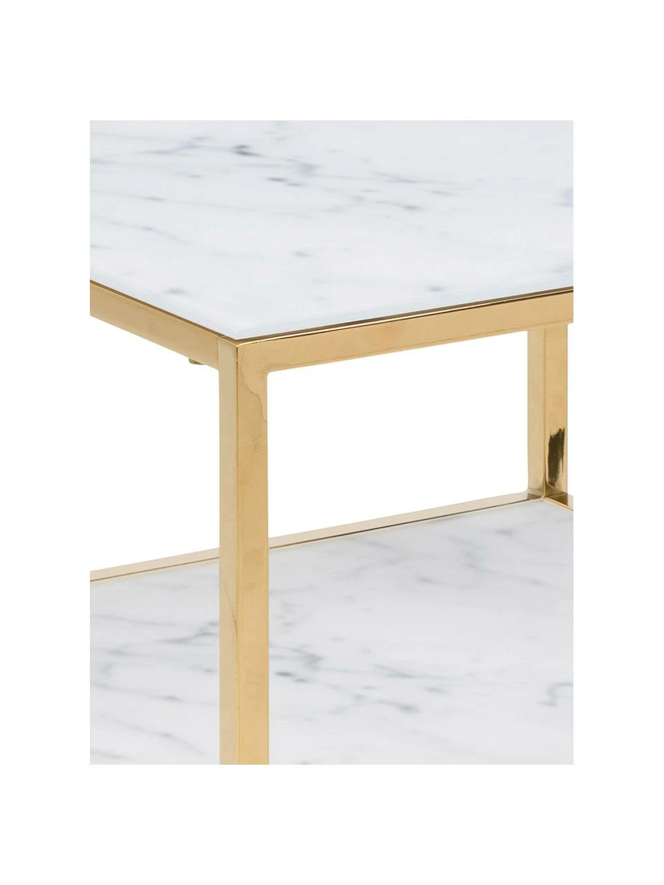 Table d'appoint en verre marbré Aruba, larg. 40 x haut. 51 cm â Image 6