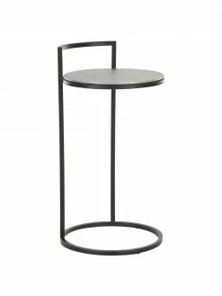 Westwing Collection Table d'appoint ronde Circle, Ø 36 x haut. 66 cm