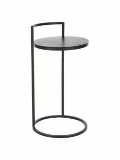 Westwing Collection Table d'appoint ronde Circle, Ø 36 x haut. 66 cm