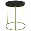 Westwing Collection Table d'appoint ronde en marbre Ella, Ø 40 x haut. 50 cm