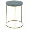 Westwing Collection Table d'appoint ronde en marbre Ella, Ø 40 x haut. 50 cm