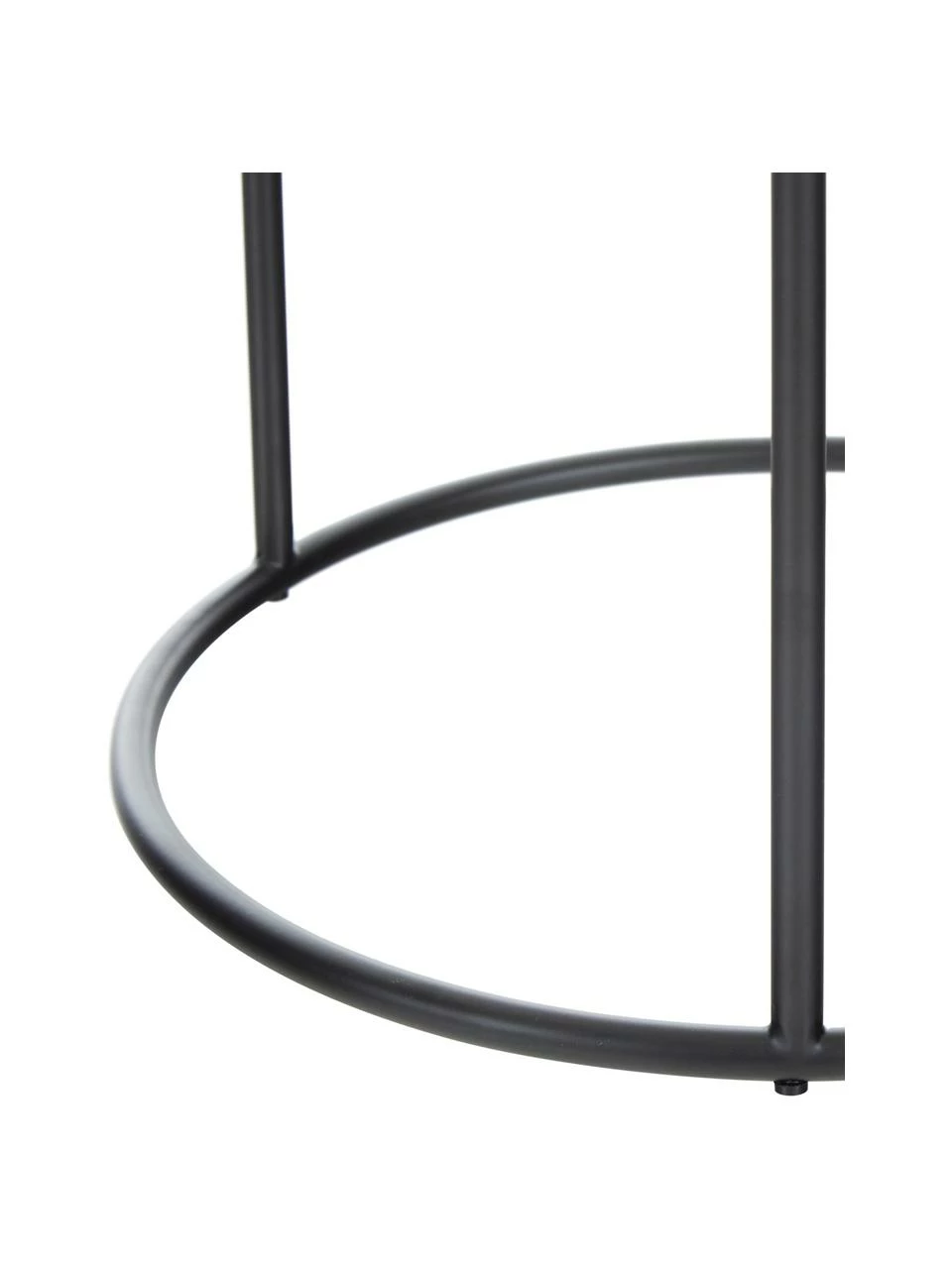 Westwing Collection Table d'appoint ronde en marbre Ella, Ă 40 x haut. 50 cm â Image 5