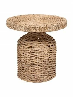 Bloomingville Table d'appoint ronde en rotin Camo, Ø 47 x haut. 47 cm