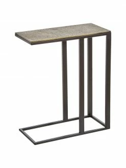 Westwing Collection Table d'appoint style industriel Edge, larg. 43 x haut. 52 cm