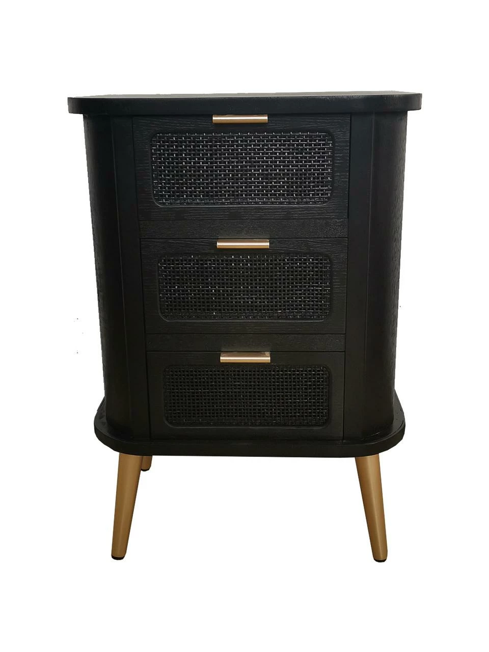 Table de chevet arrondie Cayetana Round, larg. 50 x haut. 72 cm – Image 5