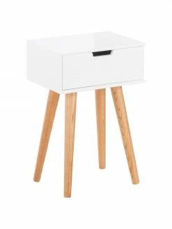 Table de chevet avec tiroir Mitra, larg. 40 x haut. 62 cm