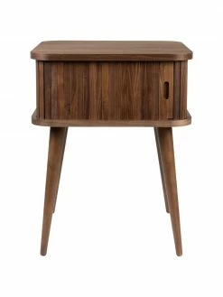 Zuiver Table de chevet bois Barbier, larg. 45 x haut. 59 cm