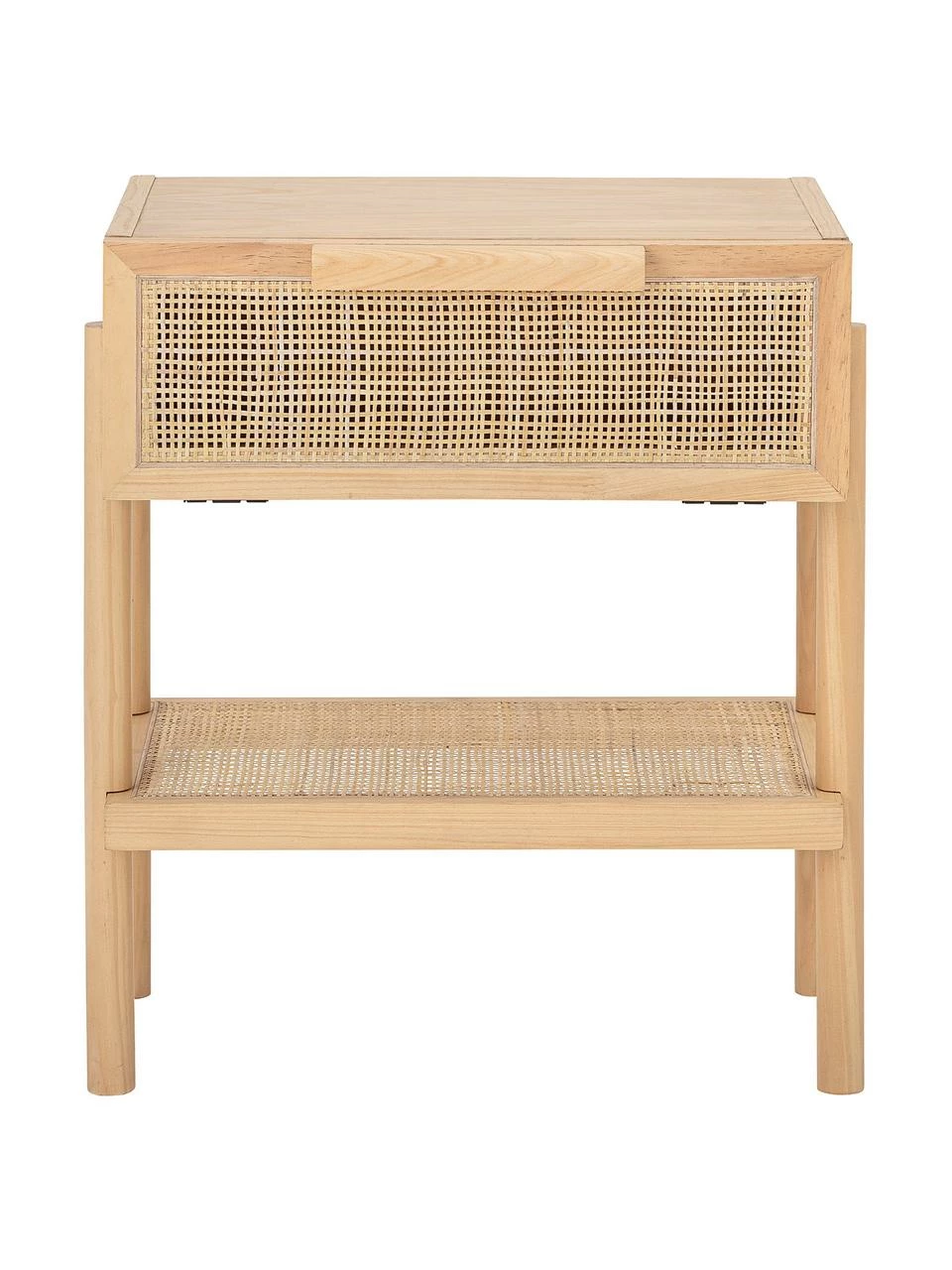 Bloomingville Table de chevet en bois tressage en rotin Manon, larg. 49 x prof. 36 cmSeulement 1 produit disponible â Image 5