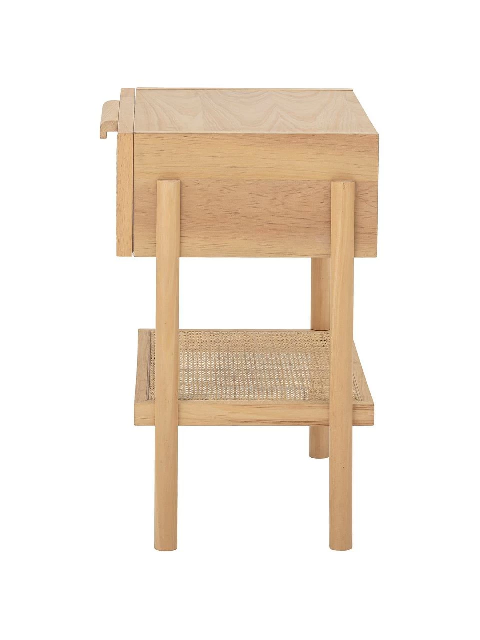 Bloomingville Table de chevet en bois tressage en rotin Manon, larg. 49 x prof. 36 cmSeulement 1 produit disponible â Image 6