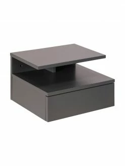 Table de chevet murale avec tiroir Ashlan, larg. 35 x haut. 23 cm