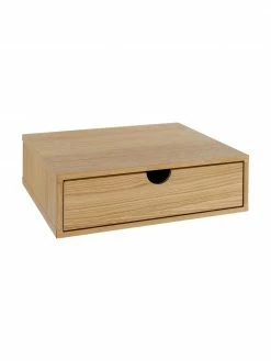 Woodman Table de chevet murale en bois, avec tiroir Farsta, larg. 40 x haut. 15 cm
