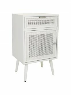 Table de chevet rustique Cayetana, larg. 42 x haut. 71 cmDisponibilité limitée