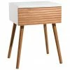 Table de chevet style scandinave Pedro, larg. 40 x haut. 56 cm