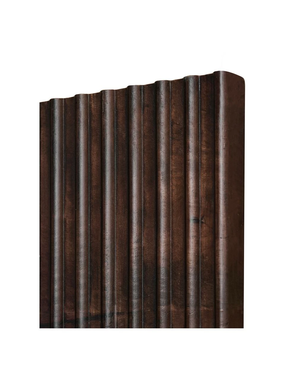 Tête de lit bois avec surface rainurée en bois de manguier Betty, larg. 183 x haut. 60 cm â Image 4