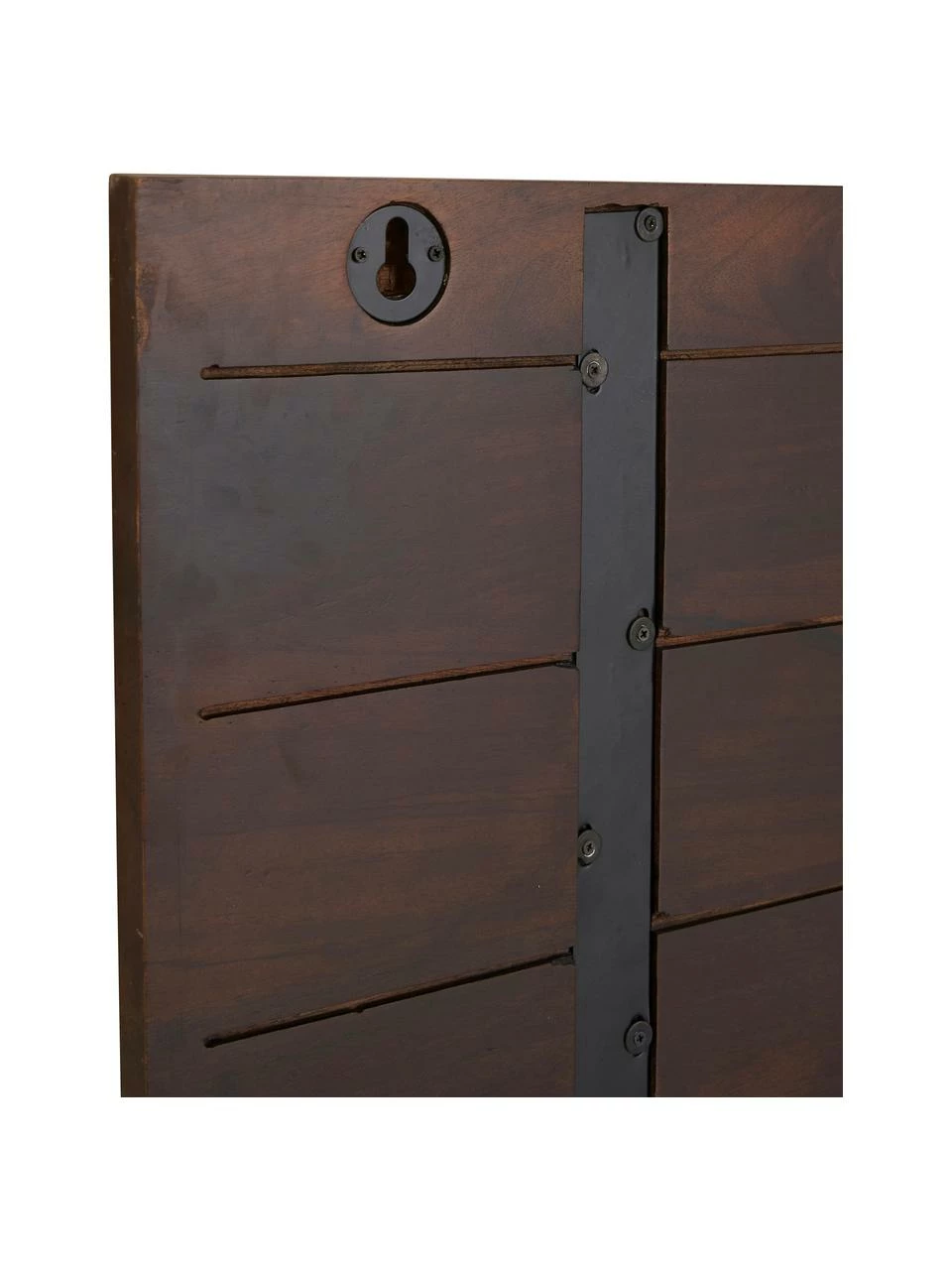 Tête de lit bois avec surface rainurée en bois de manguier Betty, larg. 183 x haut. 60 cm â Image 5