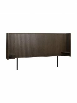 Rowico Tête de lit bois de chêne foncé Redmond, larg. 230 x haut. 120 cm
