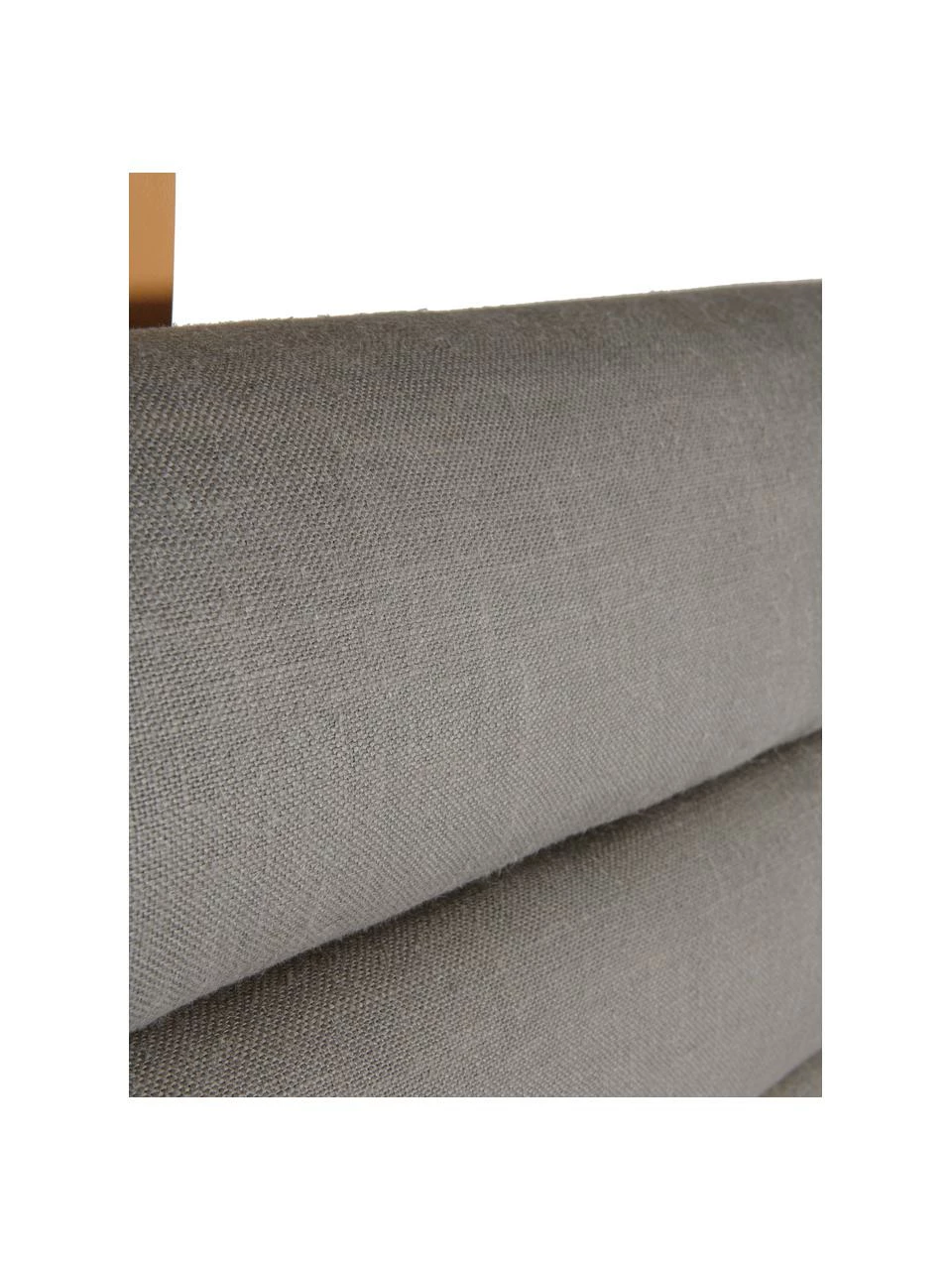 Tête de lit capitonnée gris clair avec suspension murale Amsterdam, larg. 120 x haut. 60 cmDisponibilité limitée – Image 5