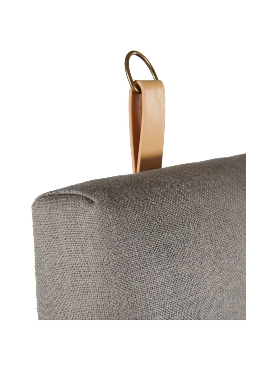 Tête de lit capitonnée gris clair avec suspension murale Amsterdam, larg. 120 x haut. 60 cmDisponibilité limitée – Image 6