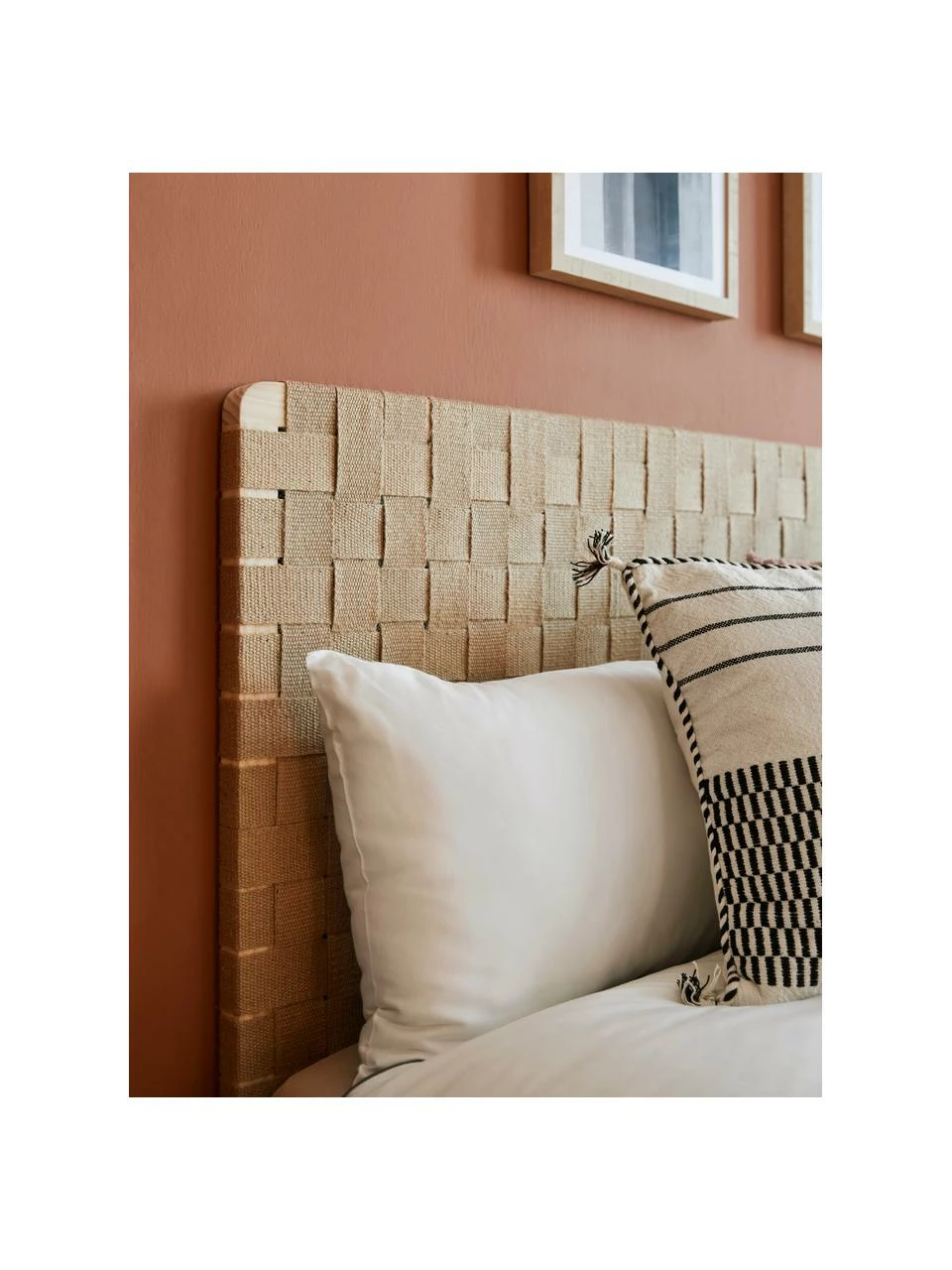 Tête de lit en jute Copenhagen, larg. 120 x haut. 80 cmSeulement 1 produit disponible – Image 3