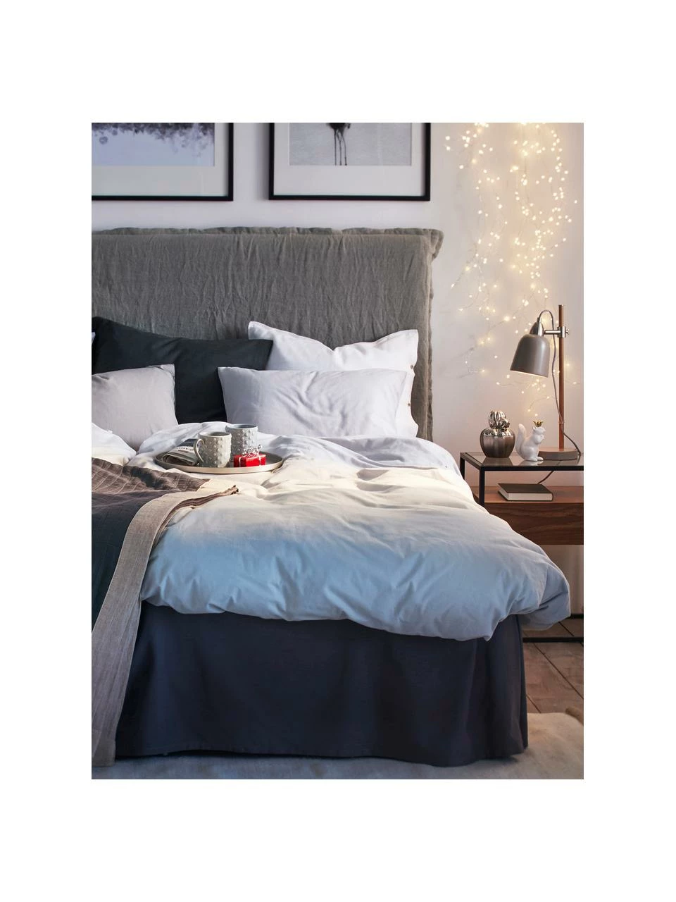 Tête de lit en lin Palma, larg. 160 x haut. 122 cm – Image 2